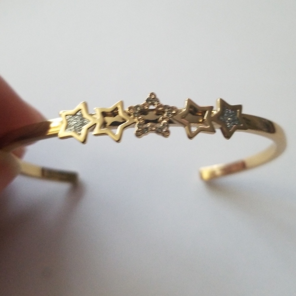 Coach star cuff Gold colored bracelet - Picture 3 of 6